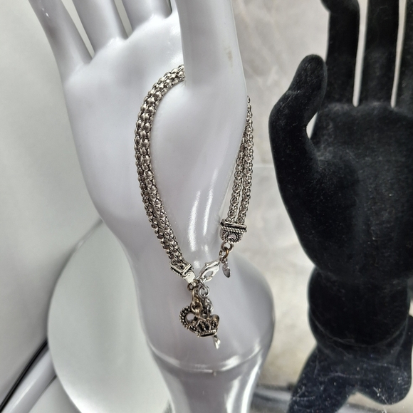Premier Designs Jewelry - Premier Designs Silver Bracelet with Crown Charm